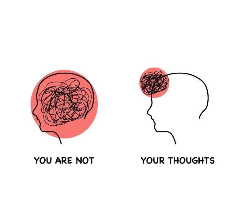 You are not your thoughts ***💭***