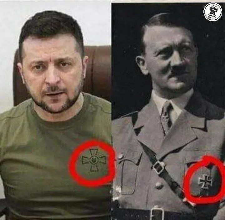 젤렌스키와 히틀러