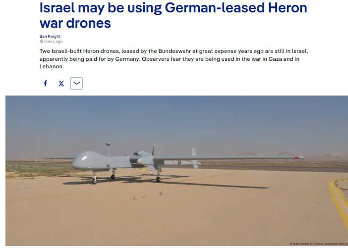 ***🇮🇱******🇩🇪******✈️*** **Deutschland überlässt teure Heron-Drohnen an …