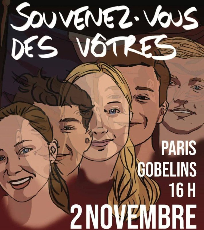 ***🔴***RDV le 2 novembre à Paris, …