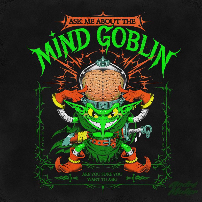 Mind Goblin, AndreMuller\_art (me), digital, 2024