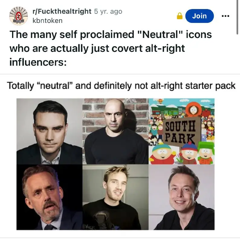 redditor shows covert “alt-right” influencers.