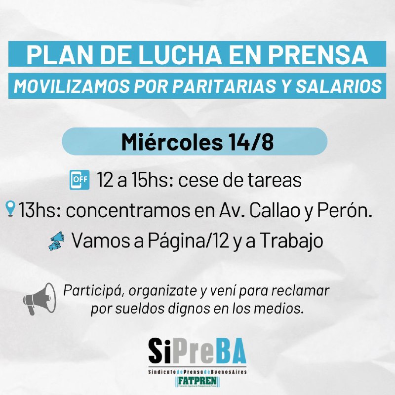 **Lucha en Prensa**