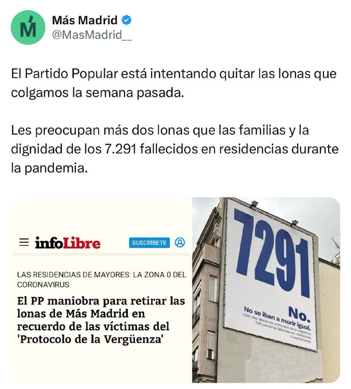 RRSS Más Madrid