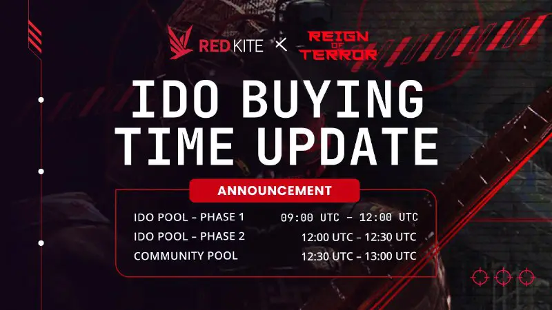 *****🔊******🔊*** ANNOUNCEMENT:** **$ROT** **IDO BUYING TIME UPDATE** ***‼️***
