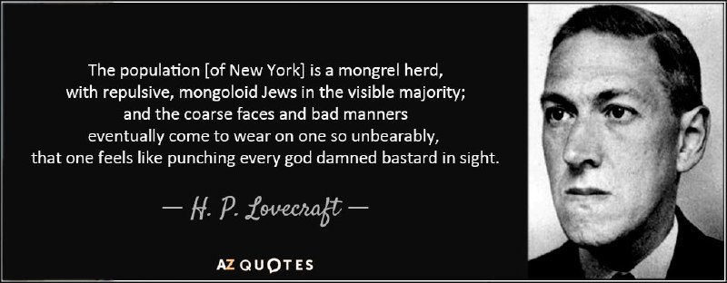 HP Lovecraft on Jews