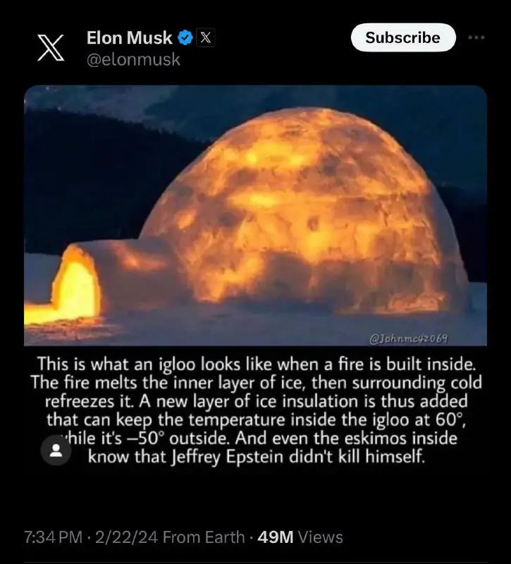 Elon giving zero fooks and redpilling …