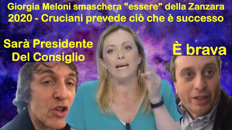 Giorgia Meloni smaschera "essere" della Zanzara. …