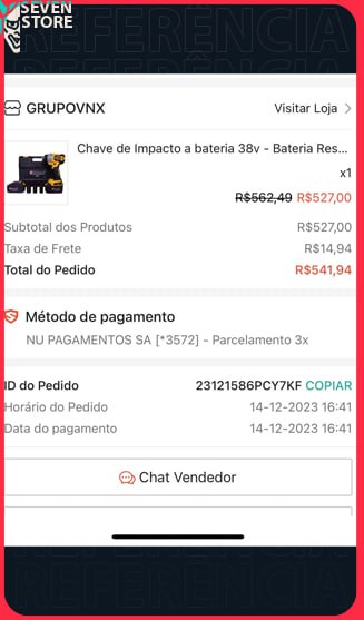 **Pedido Shopee aprovado.**[Compre aqui](https://t.me/SevenCcs_Bot)