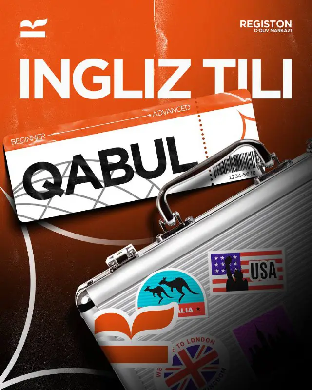 ***⚡️*****Ingliz tilini o'rganish vaqti keldi!*****➖*** O'zbekistondagi …