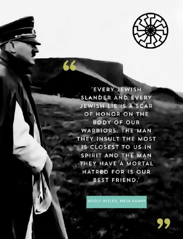 "Every Jewish slander and every Jewish …