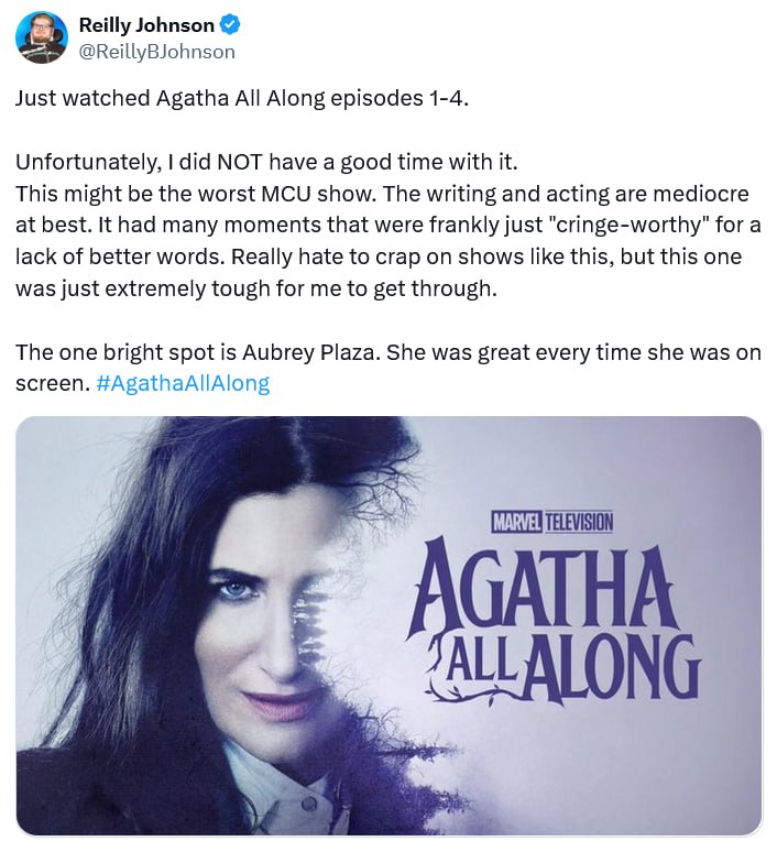 Just watched Agatha All Along.