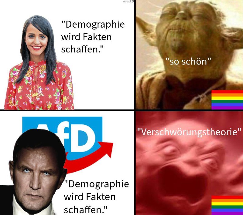 Die Doppelmoral der Linken.