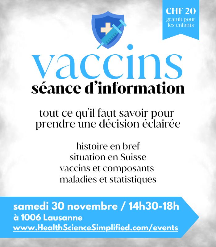 ***💉*** **Séance d'information sur les vaccins**