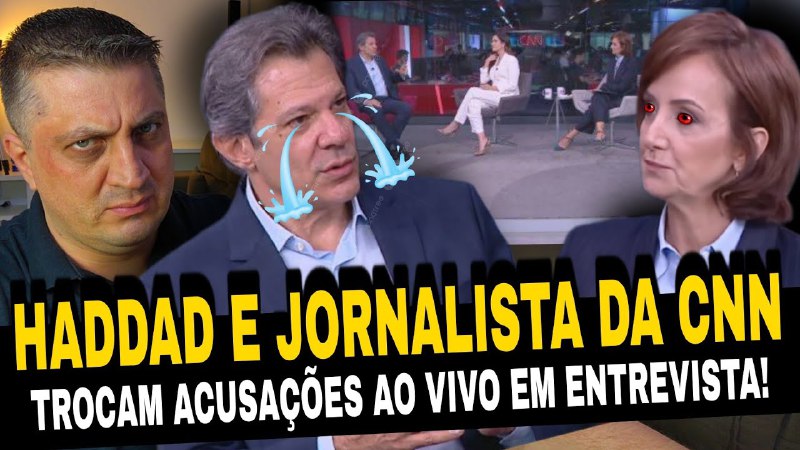 ACABOU O AMOR! Haddad e jornalista …