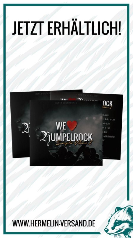 Der Rumpelrock Sampler ist nun überall …