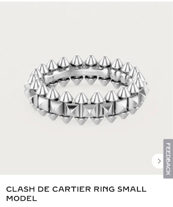 ***💎******💍*****Кольцо** **Clash de Cartier Small model*****💎***