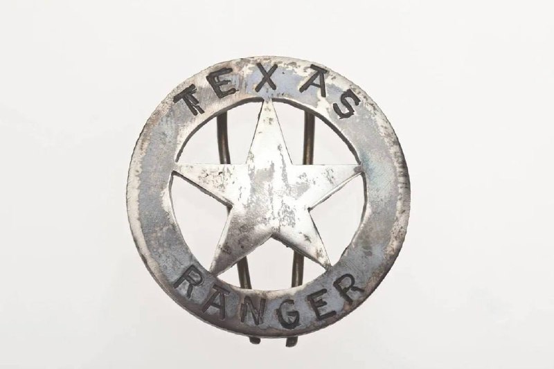 The famous badges of the Texas …