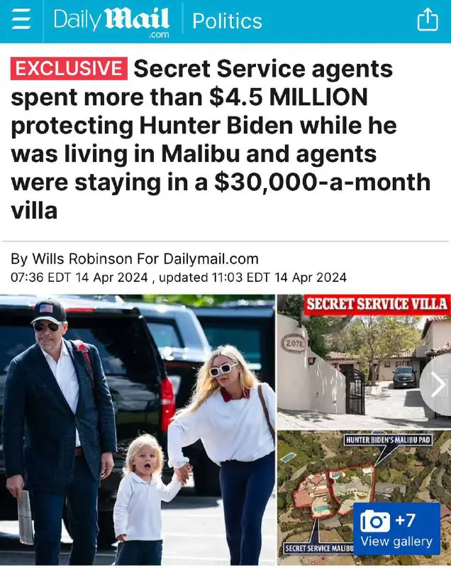 Los agentes del Servicio Secreto gastaron …