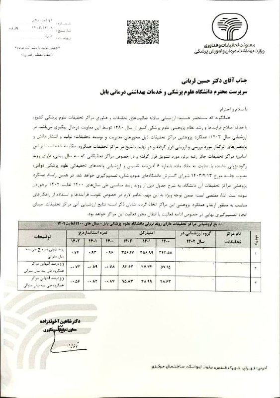 معاونت تحقیقات و فن اوری دانشگاه