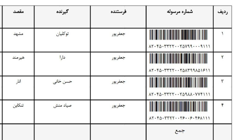 ارسالی