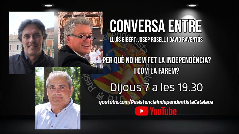 Conversa entre Lluís Gibert, Josep Rosell …