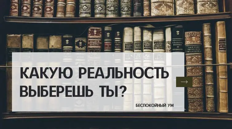 **Какую реальность выберешь ты?**