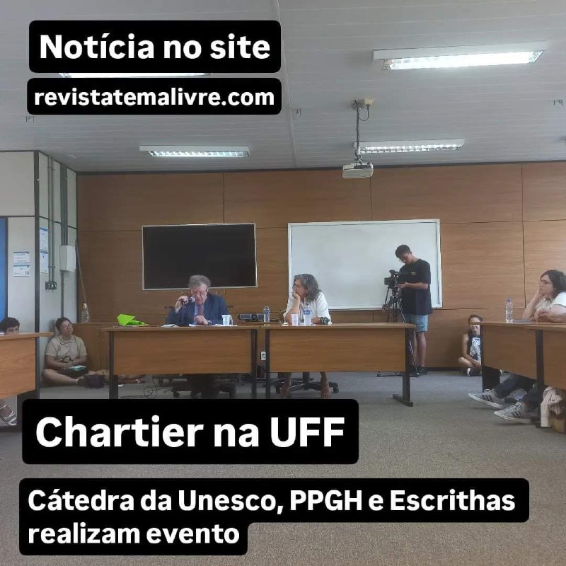 Notícia no site [revistatemalivre.com](http://revistatemalivre.com/): Chartier na …