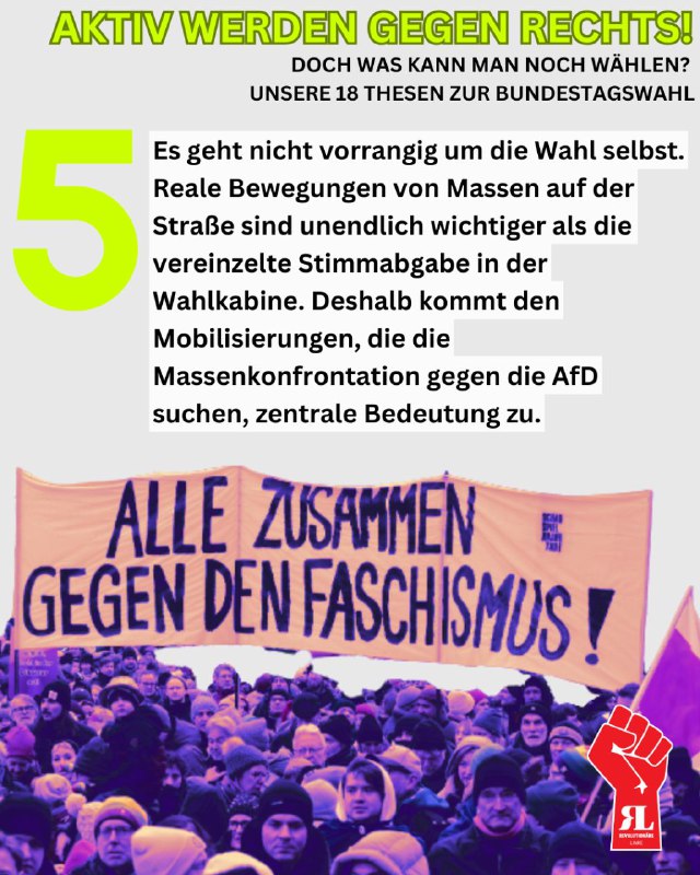 Unsere 18 Thesen zur Bundestagswahl ***⬇️***