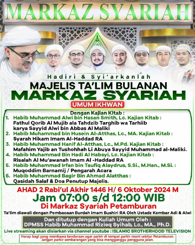 **Majelis Ta'lim Bulanan Markaz Syariah Petamburan …