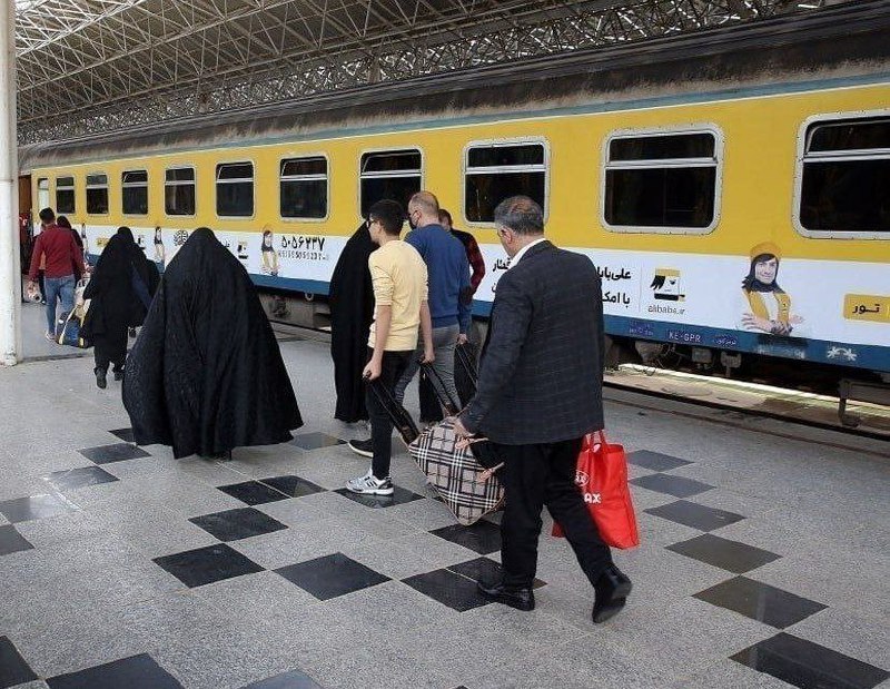 پیش‌فروش بلیت قطار دی‌ماه از اوایل …