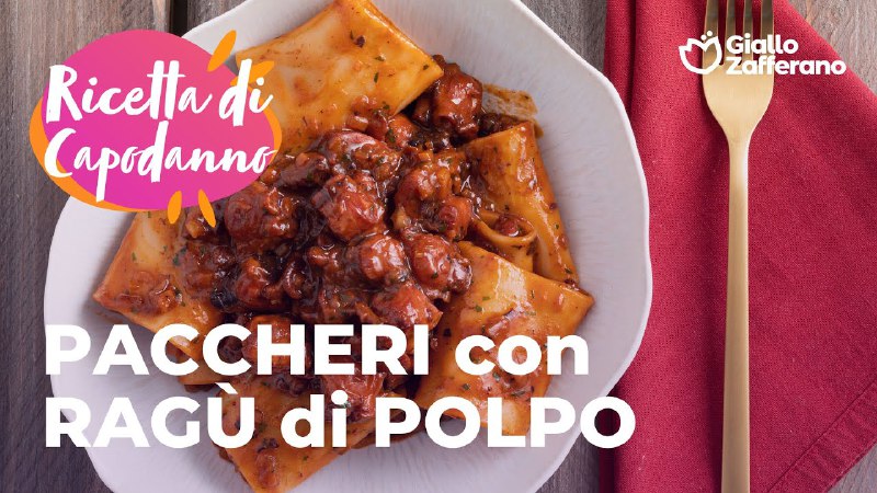 PACCHERI con RAGÙ di POLPO - …