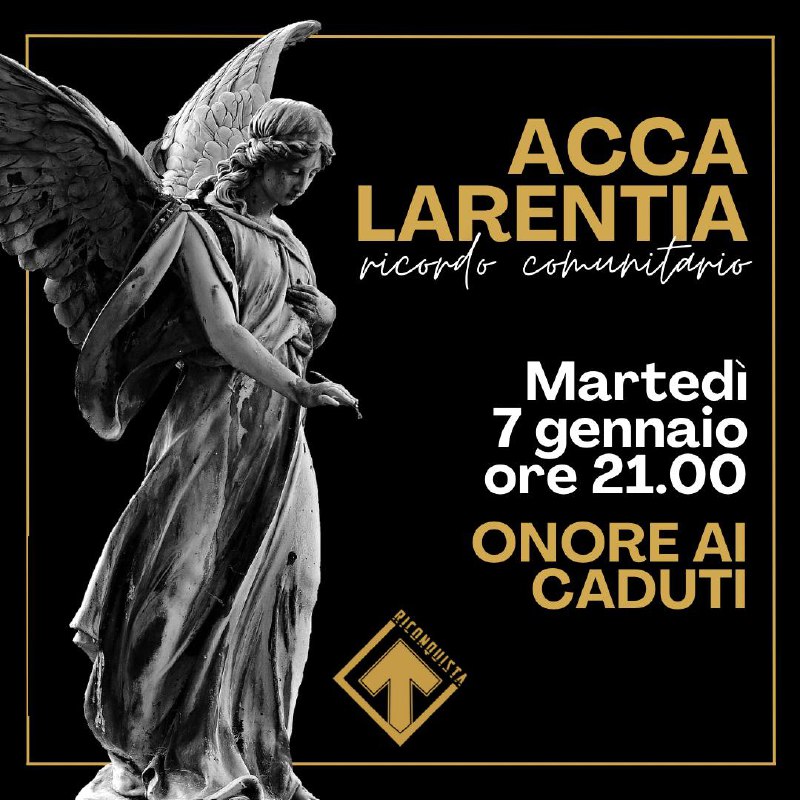 7 GENNAIO ACCA LARENTIA.