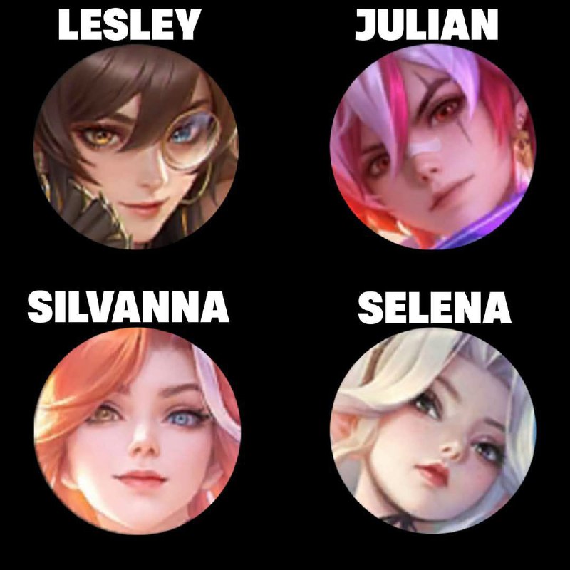 New Skin Icons for Lesley,Julian,Silvanna &amp; …