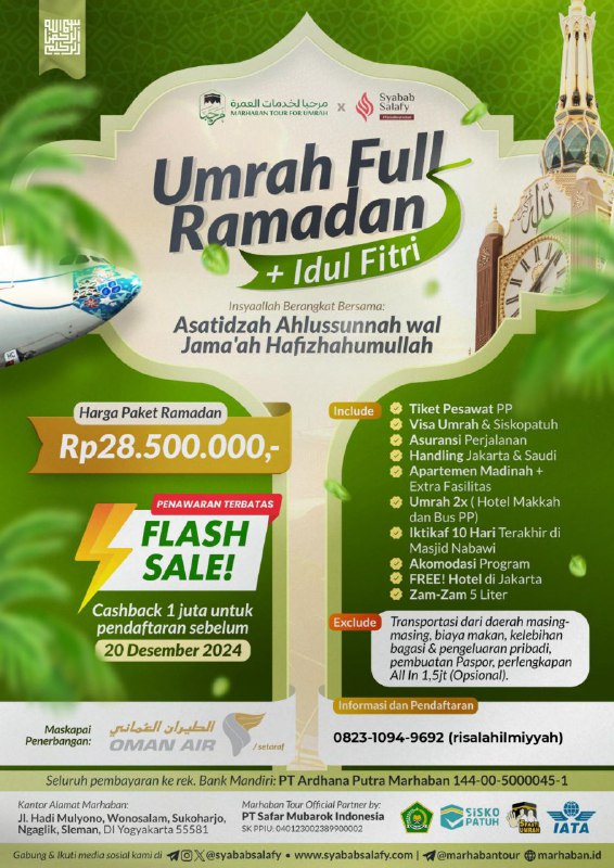 ***🌙*** **UMRAH FULL RAMADAN + IDUL …