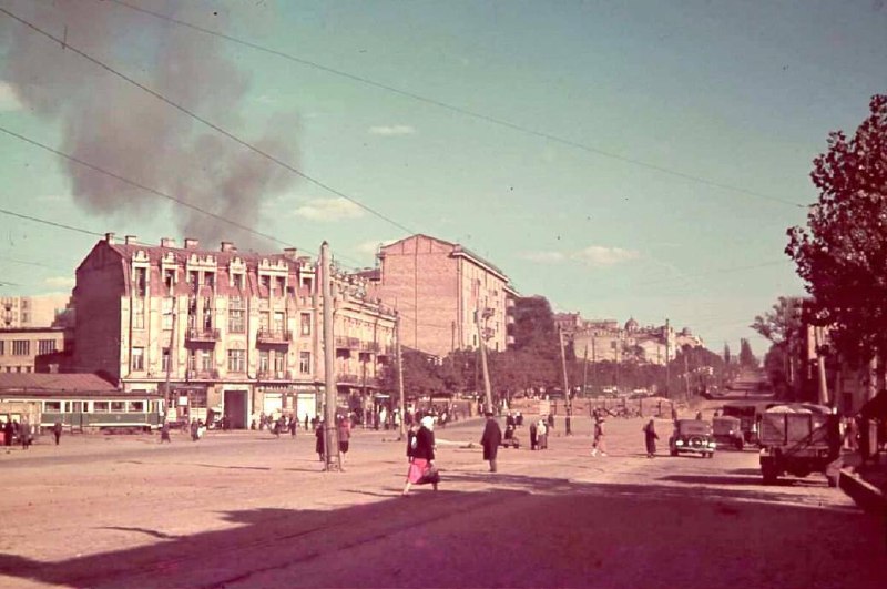 Київ, Галицька площа і вид на …