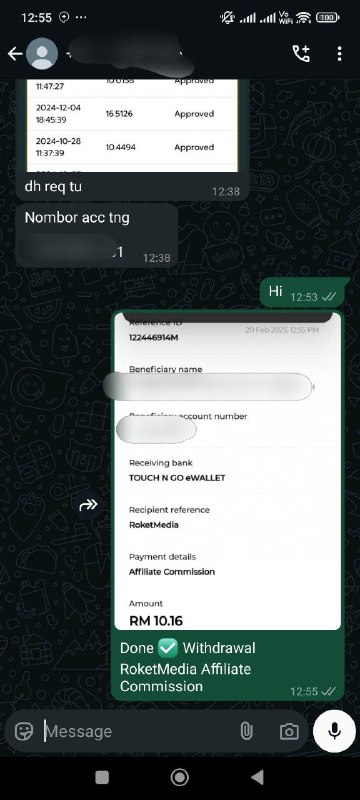 **Tahniah Agent Affiliate** [**Roketmedia.co**](http://Roketmedia.co/) **Berjaya Withdrawal …