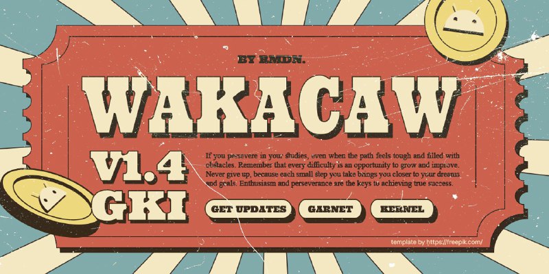 **WakacaW v1.4 Kernel GKI | android12-5.10
