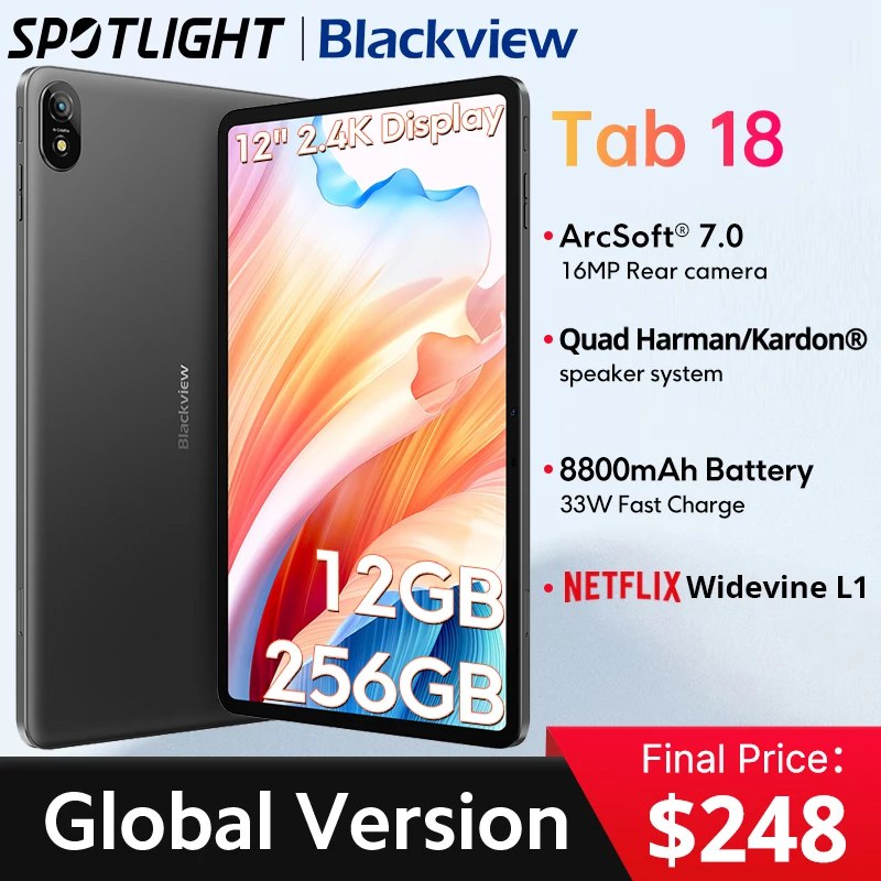 تخفيض لـ Blackview Tab 13 6/128GB