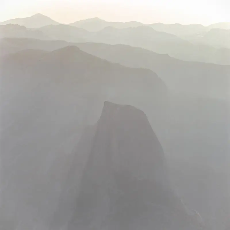 Half Dome, Yosemite Valley, California, Hazy …
