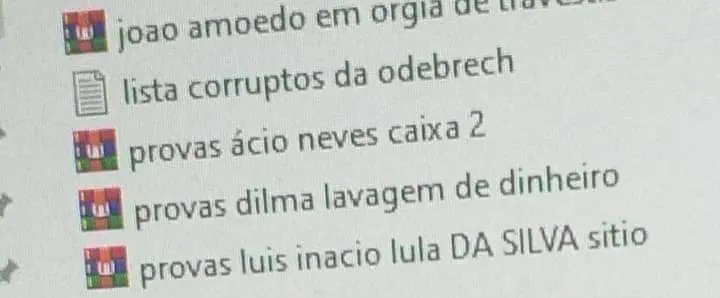 **Acabei de receber esses arquivos do …