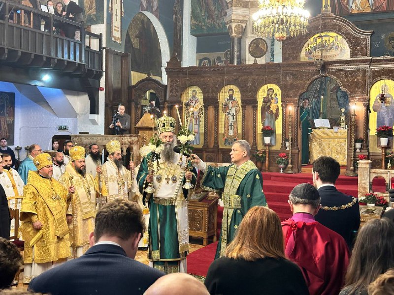 **Bishop Irenei Greeted the New Serbian …