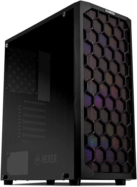 ***⚡️*** Gabinete Gamer Mancer Hexer, Rainbow, …