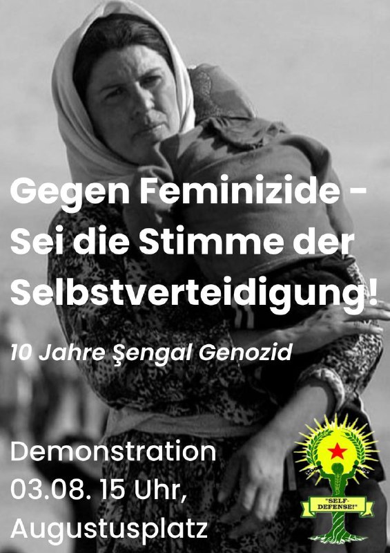 **Demonstration 10 Jahre Genozid in Şengal**