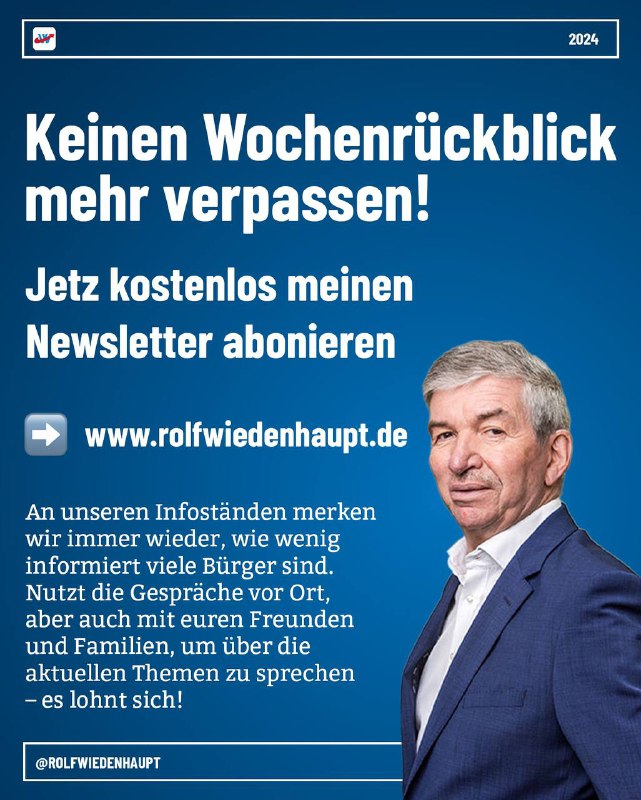 Rolf Wiedenhaupt- MdA