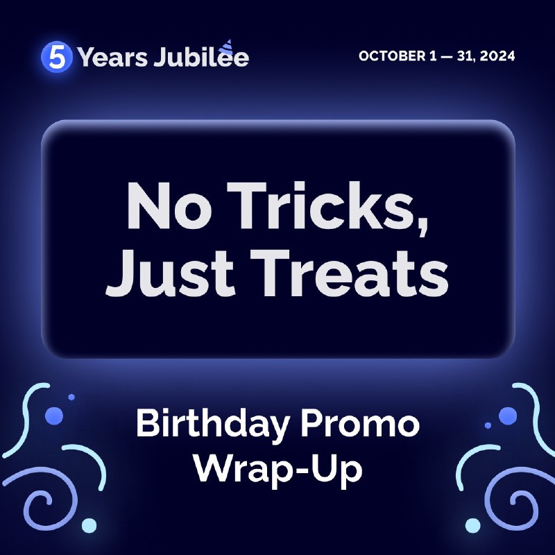 **Our 5th Jubilee Promo Has Wrapped! …