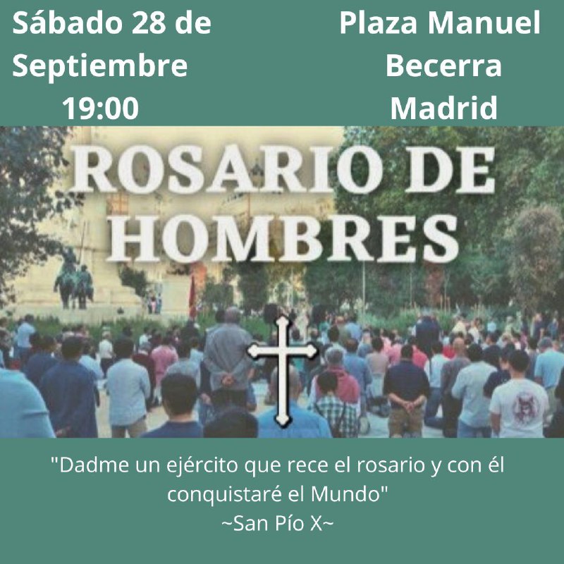 ¡Vuelve el rosario de hombres a …