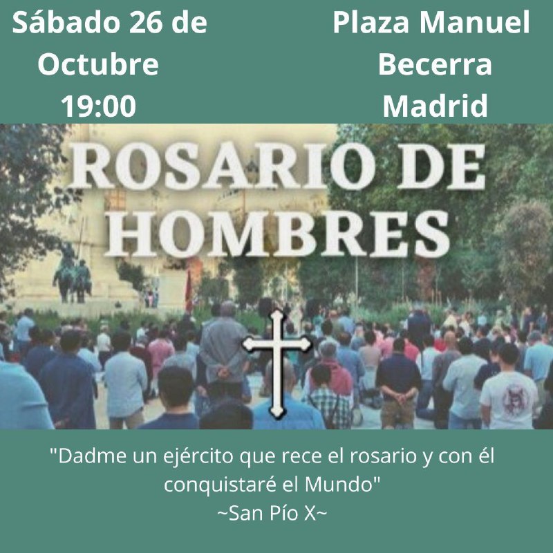 Rosario de Hombres - España