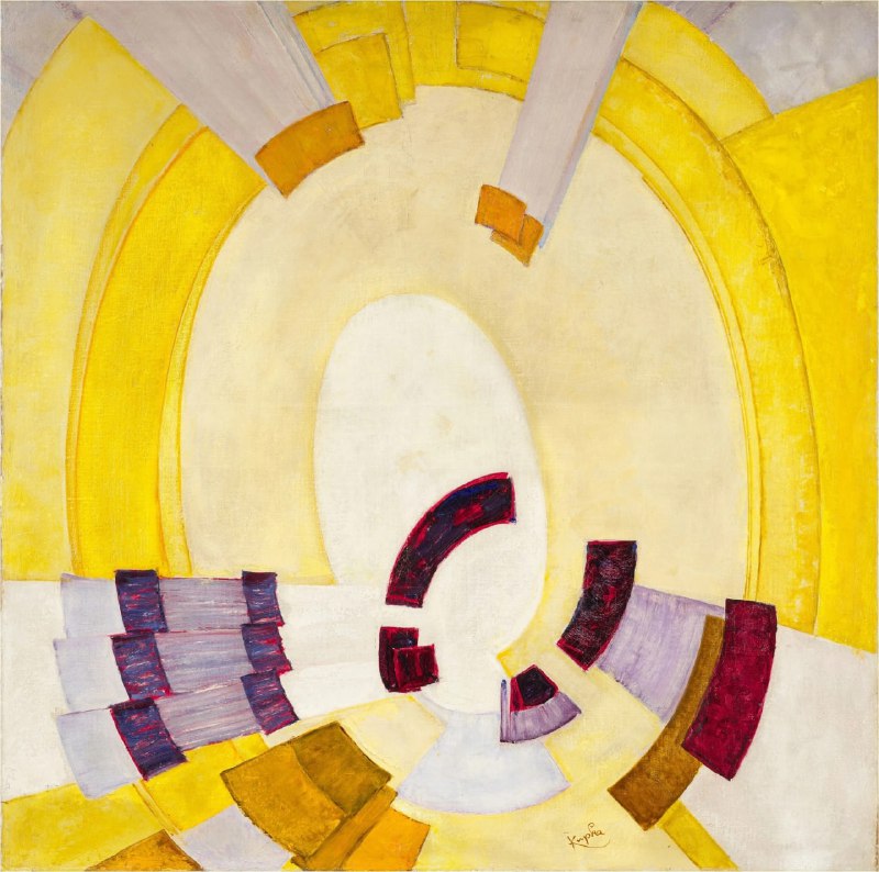 František Kupka La Forme du jaune