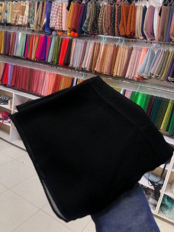 کرپ مشکی ساده